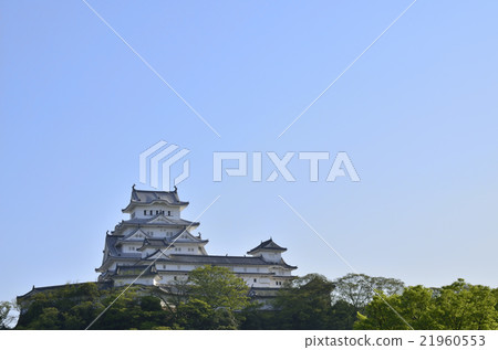Japan 100 Great castle Himeji Castle in April (from the Shiotopia Park side) Japan 100 Great castle Himeji Castle in April (from the Shiotopia Park side) 21960553