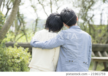 A couple doing a date A couple doing a date 21961759
