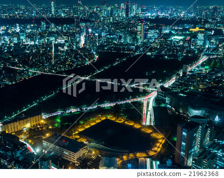 從六本木的新宿方向的夜景 21962368