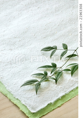 南部的葉子日本紙背景 21963308