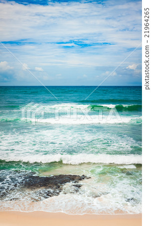 The Indian ocean. Vertical panorama 21964265