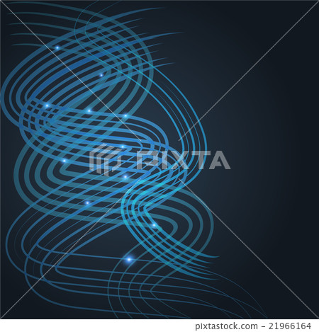 Blue abstract line and curve background Blue abstract line and curve background 21966164
