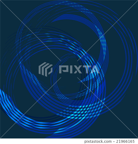 Blue abstract line and circle background 21966165