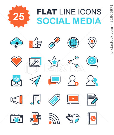 Social Media Icons Social Media Icons 21966971
