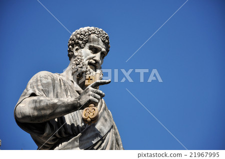 Statue of Saint Peter in Saint Peter square 21967995