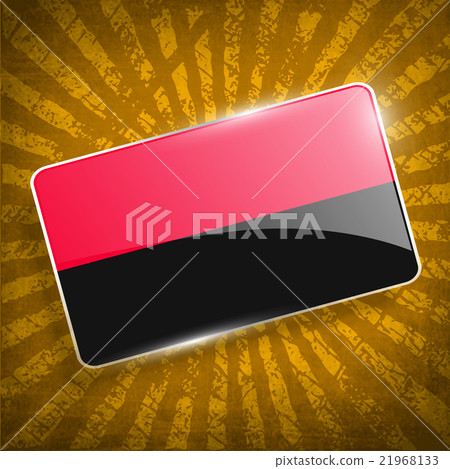Flag of OUN-UPA with old texture. Vector 21968133