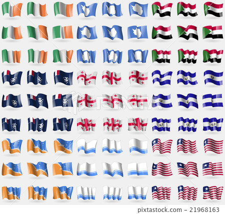 Ireland, Antarctica, Sudan, French and Antarctic, 21968163