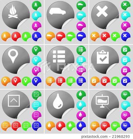 Campfire, Car, Stop, Checkpoint, List, Survey, Arr Campfire, Car, Stop, Checkpoint, List, Survey, Arr 21968293