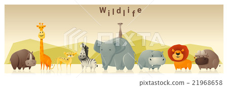 Wild animal background 1 21968658