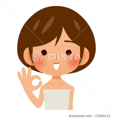 A woman giving OK 21969122