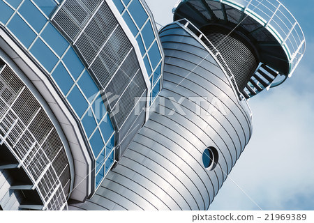 Architectural detail of a modern building Architectural detail of a modern building 21969389
