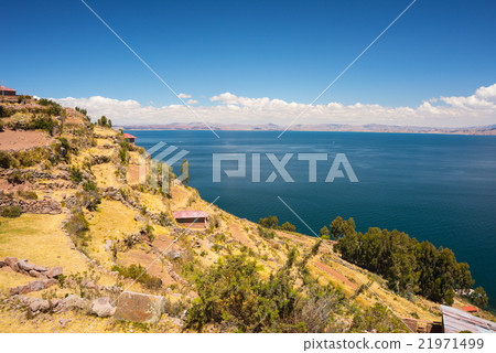 Landscape on Taquile Island, Titicaca Lake, Bolivia 21971499