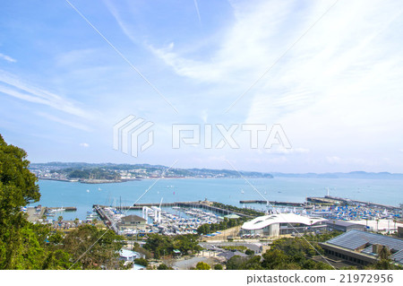 A view of the yacht harbor on Enoshima 21972956