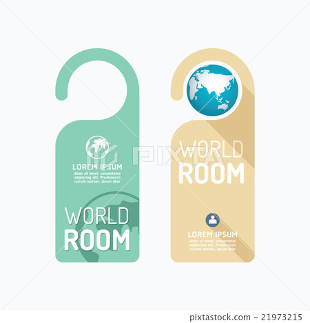 Paper door handle lock hangers concept world  21973215