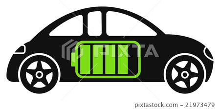 Electric Car Icon 21973479