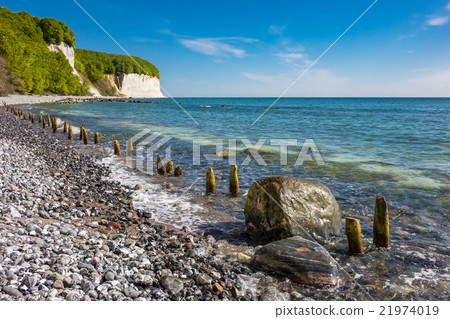 Chalk cliff on the island Ruegen Chalk cliff on the island Ruegen 21974019