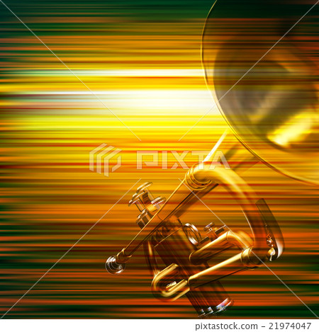 abstract grunge background with trumpet 21974047