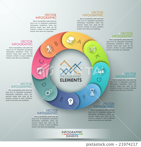 Vector circle arrows for infographic - Stock Illustration [21974217 ...