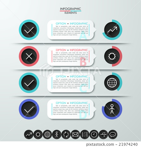 Modern Infographics Process Template 21974240