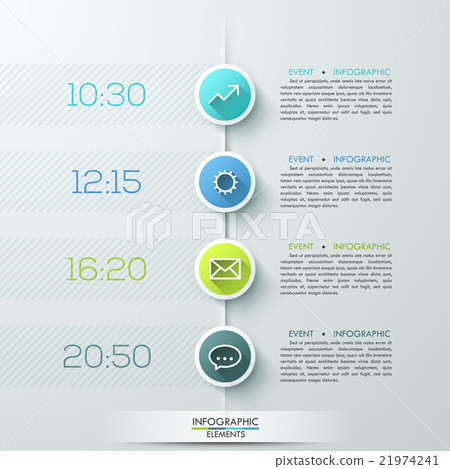 Modern business circle infographics template Modern business circle infographics template 21974241