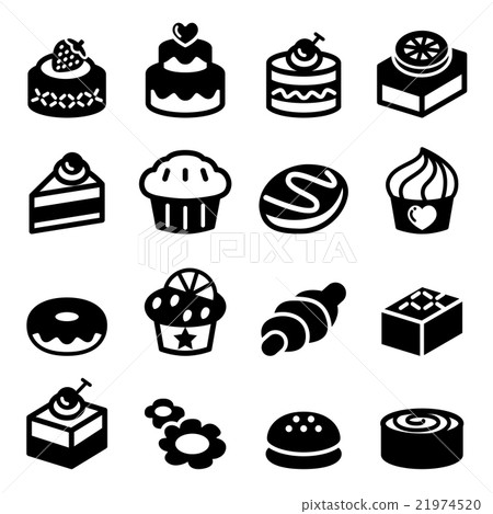 Dessert & bakery icon set 21974520
