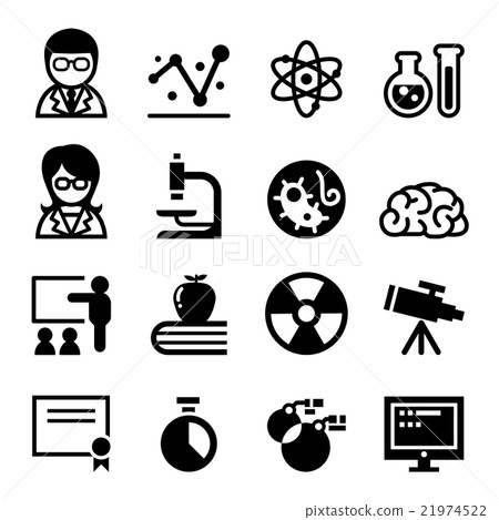 Science icon set 21974522