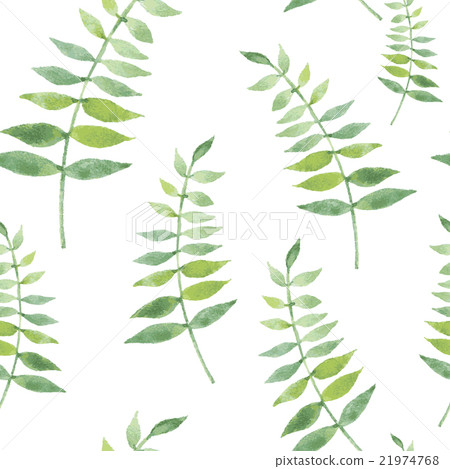Watercolor floral seamless pattern. - Stock Illustration [21974768] - PIXTA