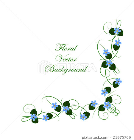 Floral vector background Floral vector background 21975709