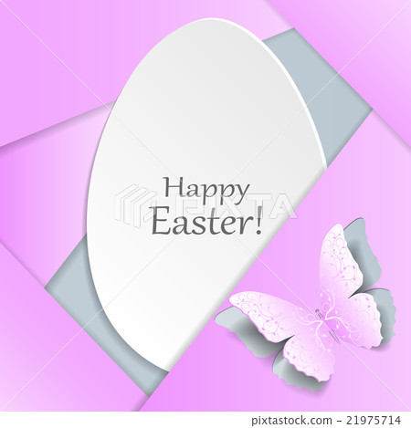 Happy Easter greeting card. Happy Easter greeting card. 21975714