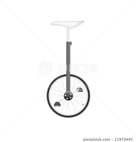 Circus bike in black and silver design Circus bike in black and silver design 21978495