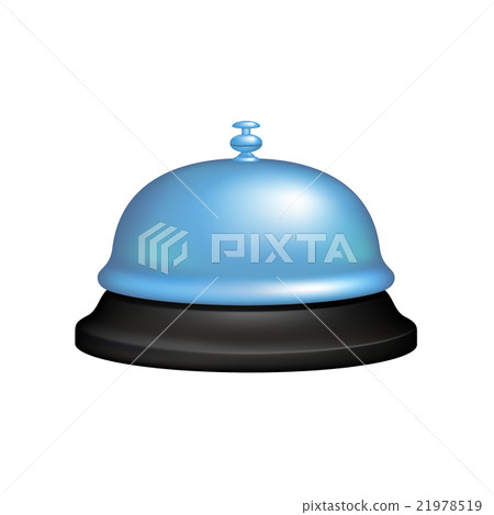 Service bell in black and blue design Service bell in black and blue design 21978519