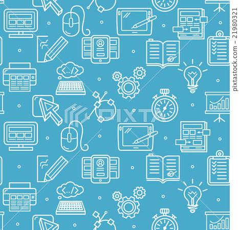 Web Design Background Pattern. Vector-插圖素材 [21980321] - PIXTA圖庫