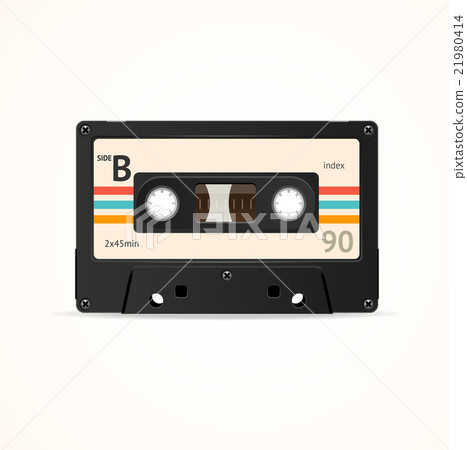 Cassette Tape Old. Vector 21980414