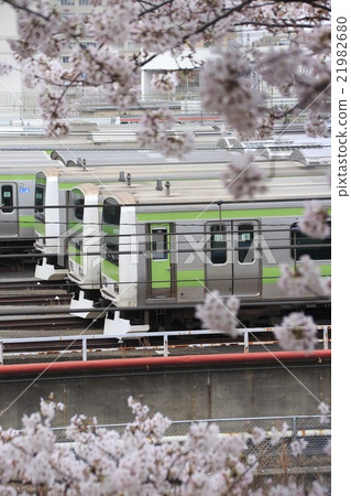 山手線在春東京綜合車輛中心被拘留 山手線在春東京綜合車輛中心被拘留 21982680