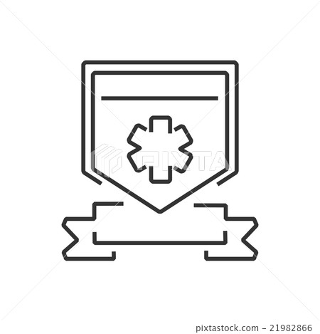 line icon ambulance symbols on label line icon ambulance symbols on label 21982866