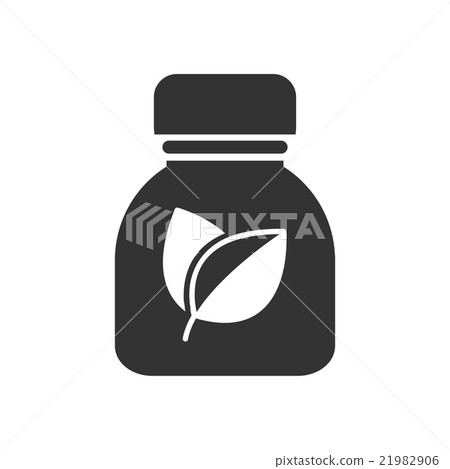 Bold Icon Herbal medicine bottles icon - Stock Illustration [21982906 ...
