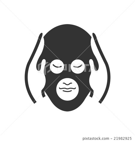 Bold Icon head massage icon Bold Icon head massage icon 21982925