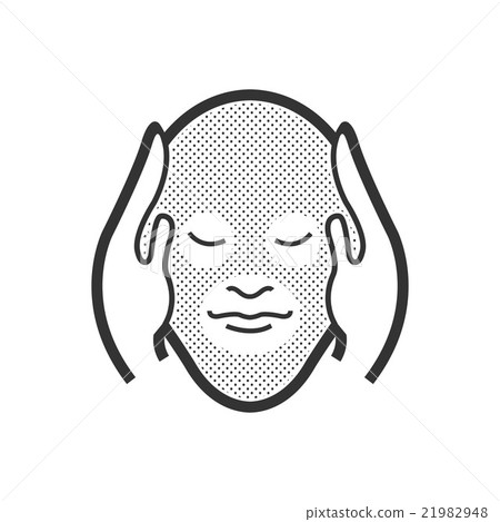 head massage icon head massage icon 21982948