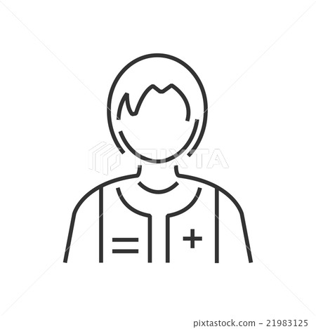 line icon Rescuers, Medical avatar 21983125