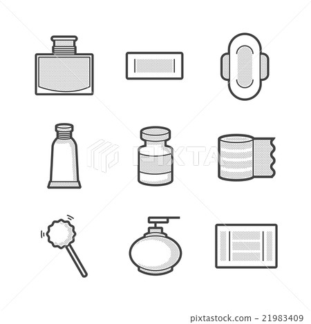 Medical Pharmacist, Basic equipment Icons Medical Pharmacist, Basic equipment Icons 21983409