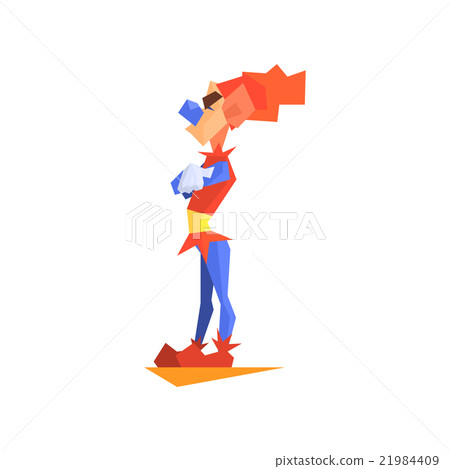 Circus Angry Clown Performing 21984409