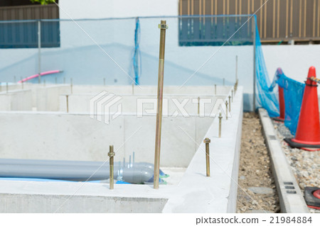 Housing foundation hall down hardware with earthquake resistant structure 21984884