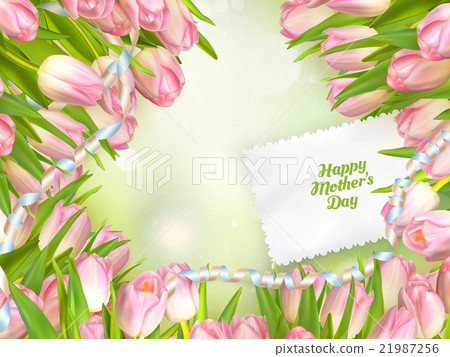 Bouquet of tulips. EPS 10 Bouquet of tulips. EPS 10 21987256