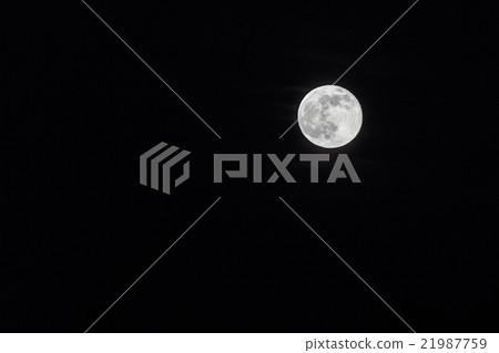 moon isolated - full moon on black background moon isolated - full moon on black background 21987759