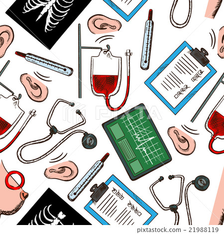 Seamless preventive medicine background pattern 21988119