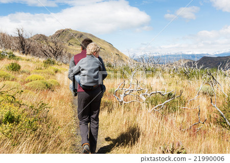 family hiking in patagonia family hiking in patagonia 21990006