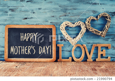 hearts, word love and text happy mothers day hearts, word love and text happy mothers day 21990794