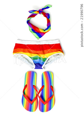 rainbow-patterned summer stuff 21990796