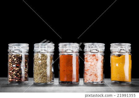 Set of different herbs and spice 21991355