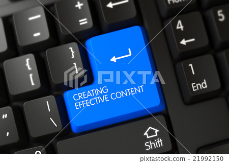 Keyboard with Blue Keypad - Creating Effective 21992150